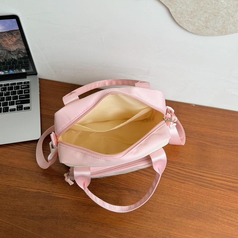 Girl J two-dimensional yuan small food, transparent versatile soft girl, portable messenger bag, college style small backpack