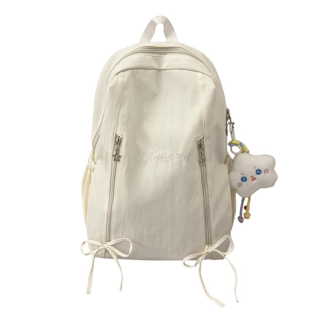 Schoolbag Korean Girl Backpack, Primary and Secondary School Student Backpack for Women, Casual Light Backpack, Large Capacity College Style
