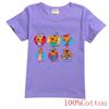 New Cartoon Kid-e-cats T Shirt Kids Three Kitten Russian Print Clothes Boys Summer Short Sleeve T-shirts Baby Girls Fashion Tops