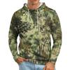 Men's Loose-fitting Casual Camouflage Print Hooded Sweatshirt