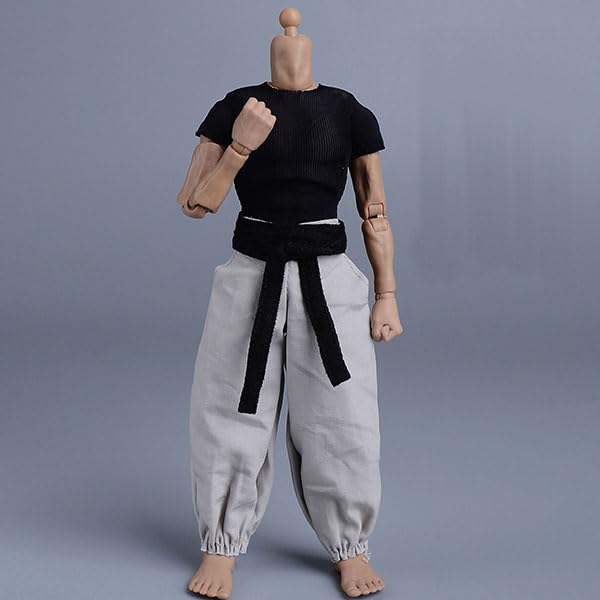 

Подвижный костюм для дзюдо масштаба 1/12, Костюм для джоустинга, Боевой костюм, Костюм самурая (Голова и тело не включены), черный