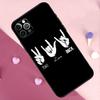 Rock Roll Skull Phone Case For iPhone 17 Pro Max 11 14 15 16 Pro Max Plus 12 13 Mini 17 Air 16e Back Cover