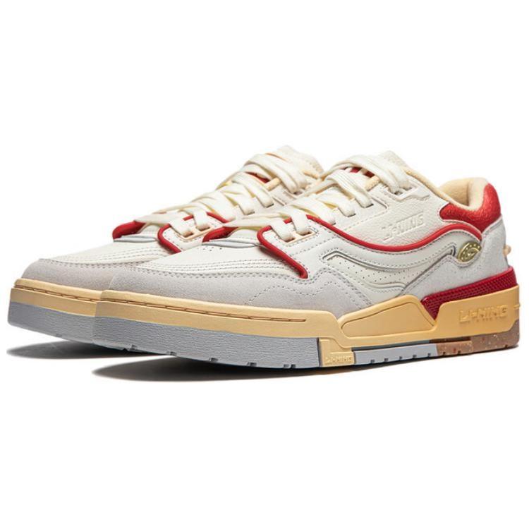 Li Ning 001 BTC Slip Resistant Cushioning Abrasion Resistant Lightweight Breathable Support Low Top Skateboard Shoes AGCU081-1