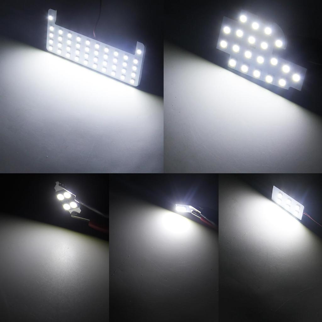 OPPLIGHT LED Room for Toyota Harrier 60 Series Hybrid Custom Super Custom LED Easy Installation Toyota Lamp, White, (Early Models, Vehicles), Design,