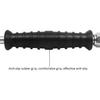 Unifizz 1/4 FNPT Dual Head Air Chuck for Tires 2-Way Connection 9.4'' Extended Air Chuck with Rubber Handle Tire Chuck for Cars Motorcycles