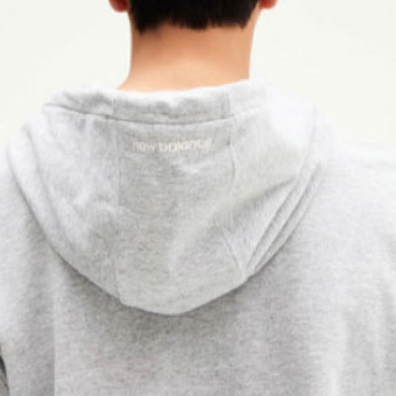 New Balance Half Club Nbmde21013 Mg Essential Single Mesh Hoodie Zip Up Semi Overfit Men