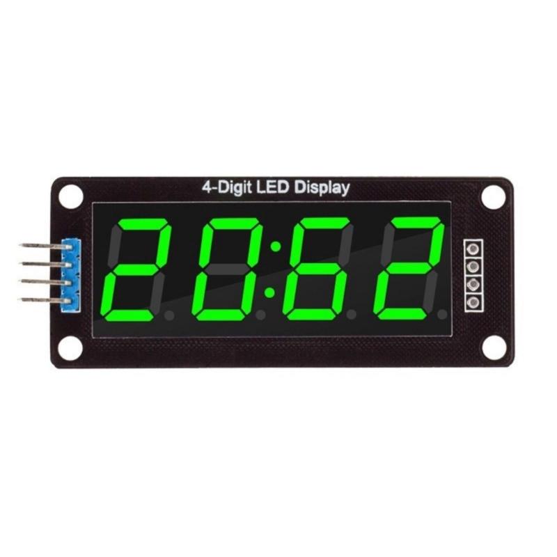 High Brightness TM1637 4Digit 0.56Inch LED Display Module Multiple Color Option for DIY Electronics Projects Application