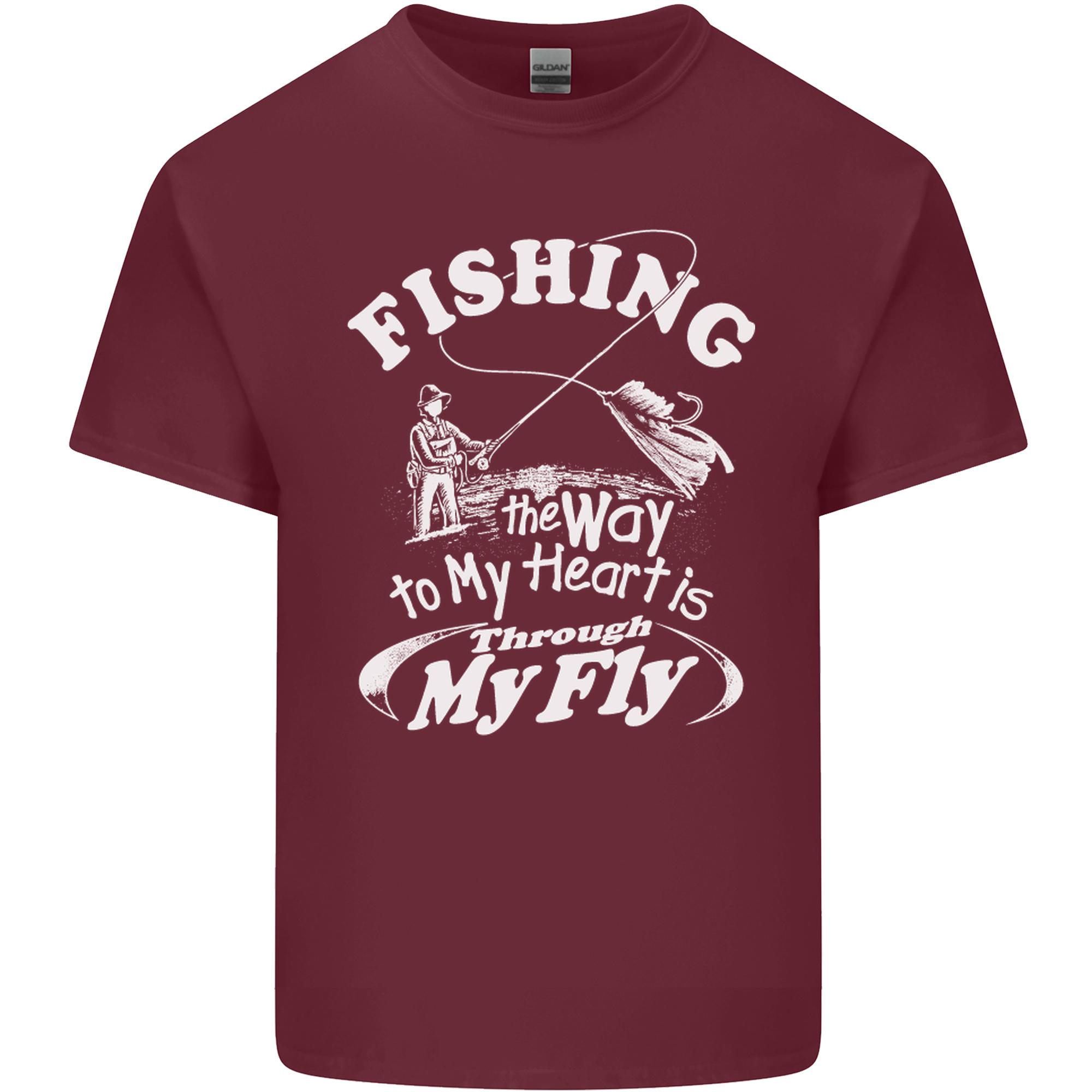 Fishing the Way to My Heart Funny FisherUnisex Unisexs Light Cotton TShirt S