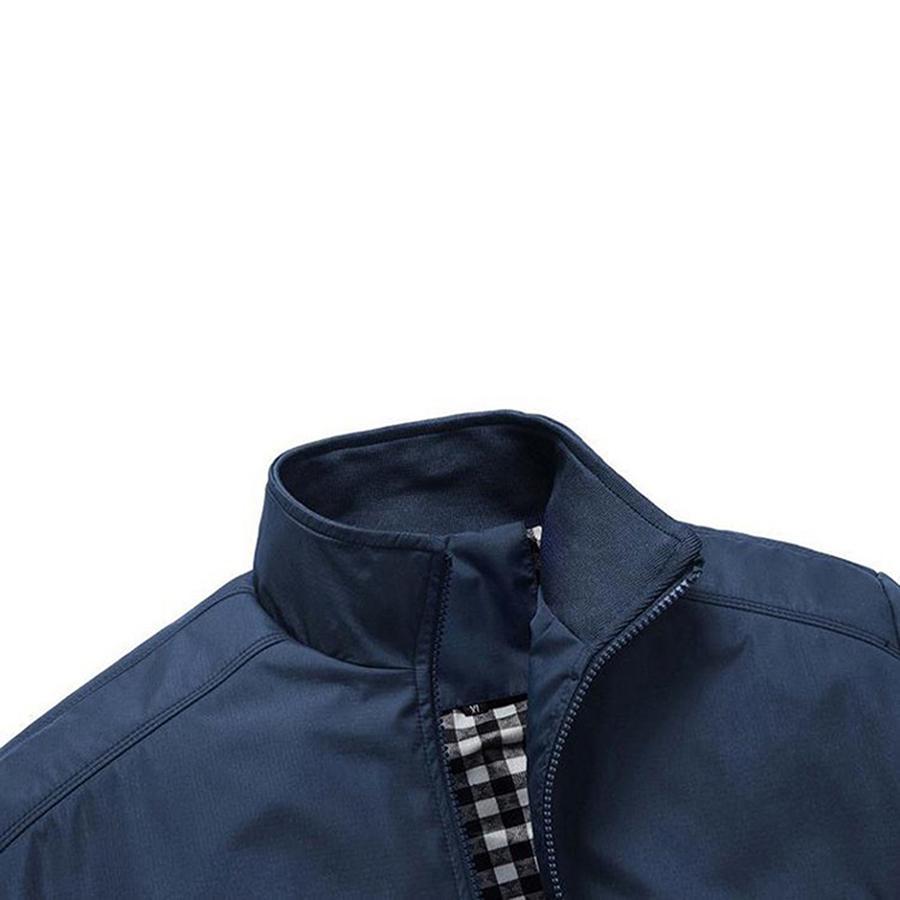 Pánské bundy Pánské ležérní bundy Kabáty Jarní Regular Slim Jacket Coat