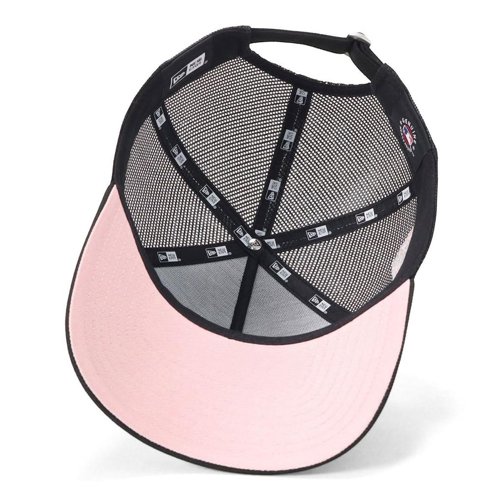 New Era 9FORTY AFrame Trucker Mesh Cap NY Black Pink New York Yankees Men Free 15355863 NER37C0412