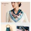 65cm Mulberry Silk Women's Professional Scarf - Digital Print, High-Grade Square Gift Scarf