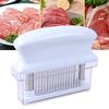 Meat Tenderizer Pork Beef Steak Needle 48 Blade Tenderizer Tool for Kitchen Cooking White