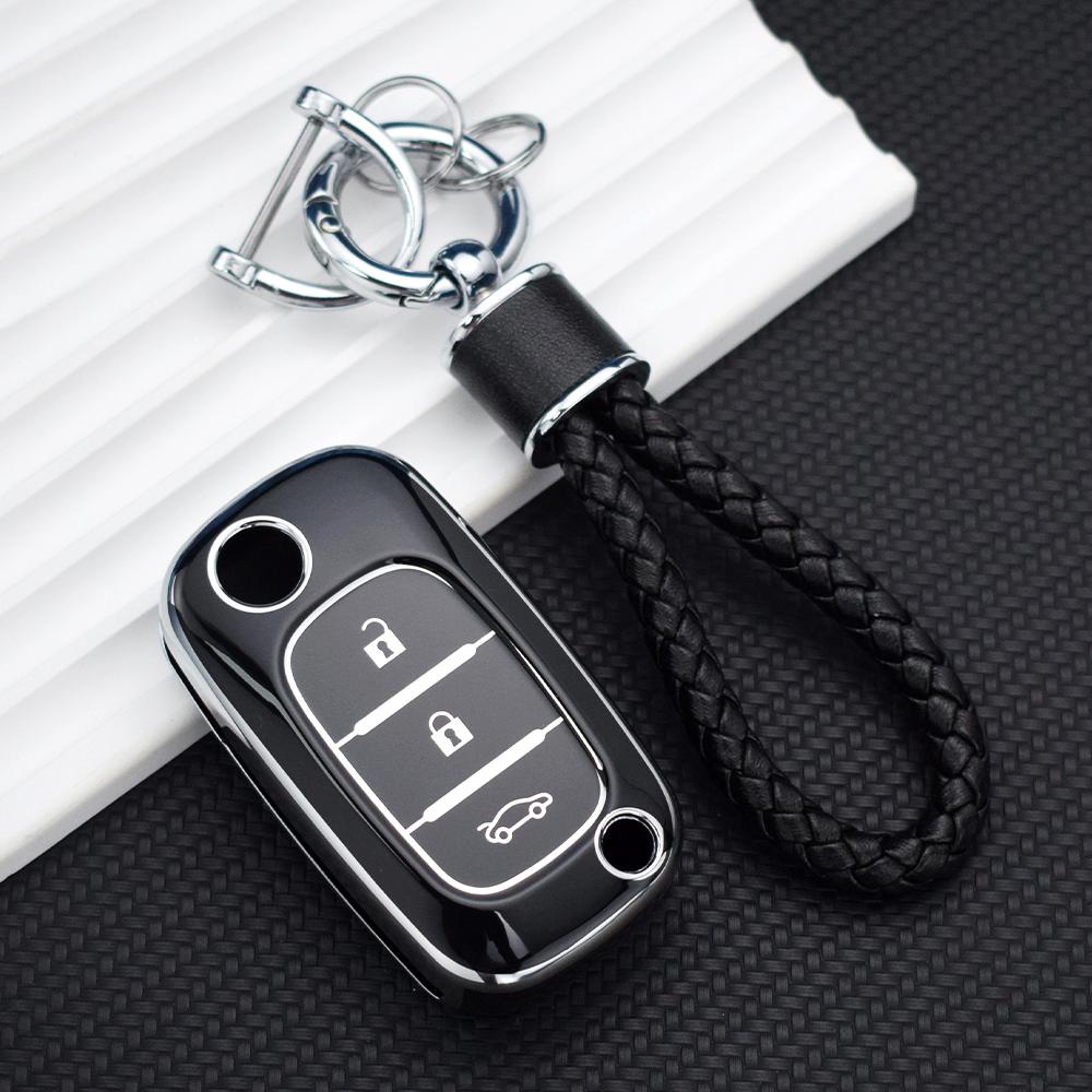 Soft Tpu Folding 3 Buttons Filp Remote Key Shell Case For Renault Clio Scenic Megane Iii Vivaro Movano Traffic Master Kangoo