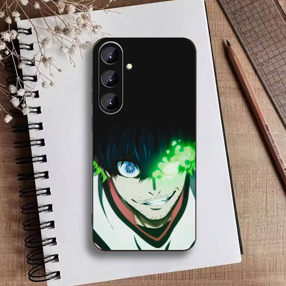 Anime Trent B-Blue D-Lock Phone Case For Samsung Galaxy A73,A21s,A22,A31,A52,A53,A71,A41Soft Black Shell