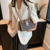 Bag Women's 2025 Summer New Large Capacity Personalized Chain Bag Fashion One Shoulder Simple Crossbody Bag Small Square Bag