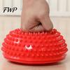 Kids Balance Ball Anti-Slip Thickened Base Hemispheric Massage Design Sensory Early Childhood Trainer Development Non-turning Preschool Activity Toy