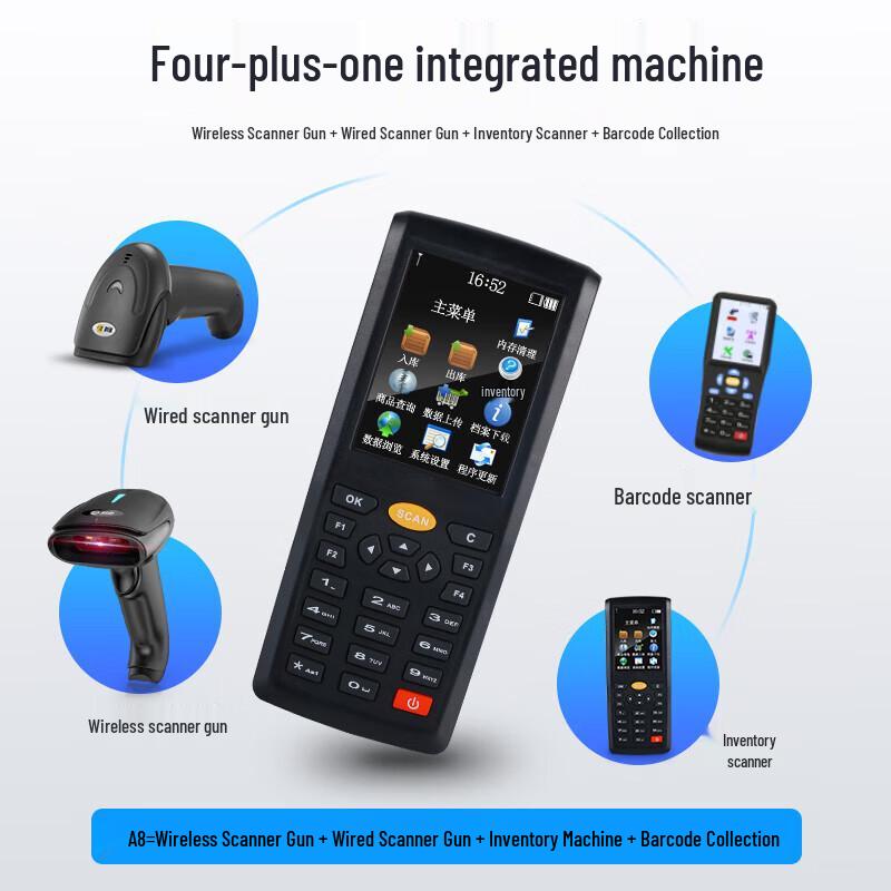 

Comet A8 Wireless 1D Barcode Scanner PDA