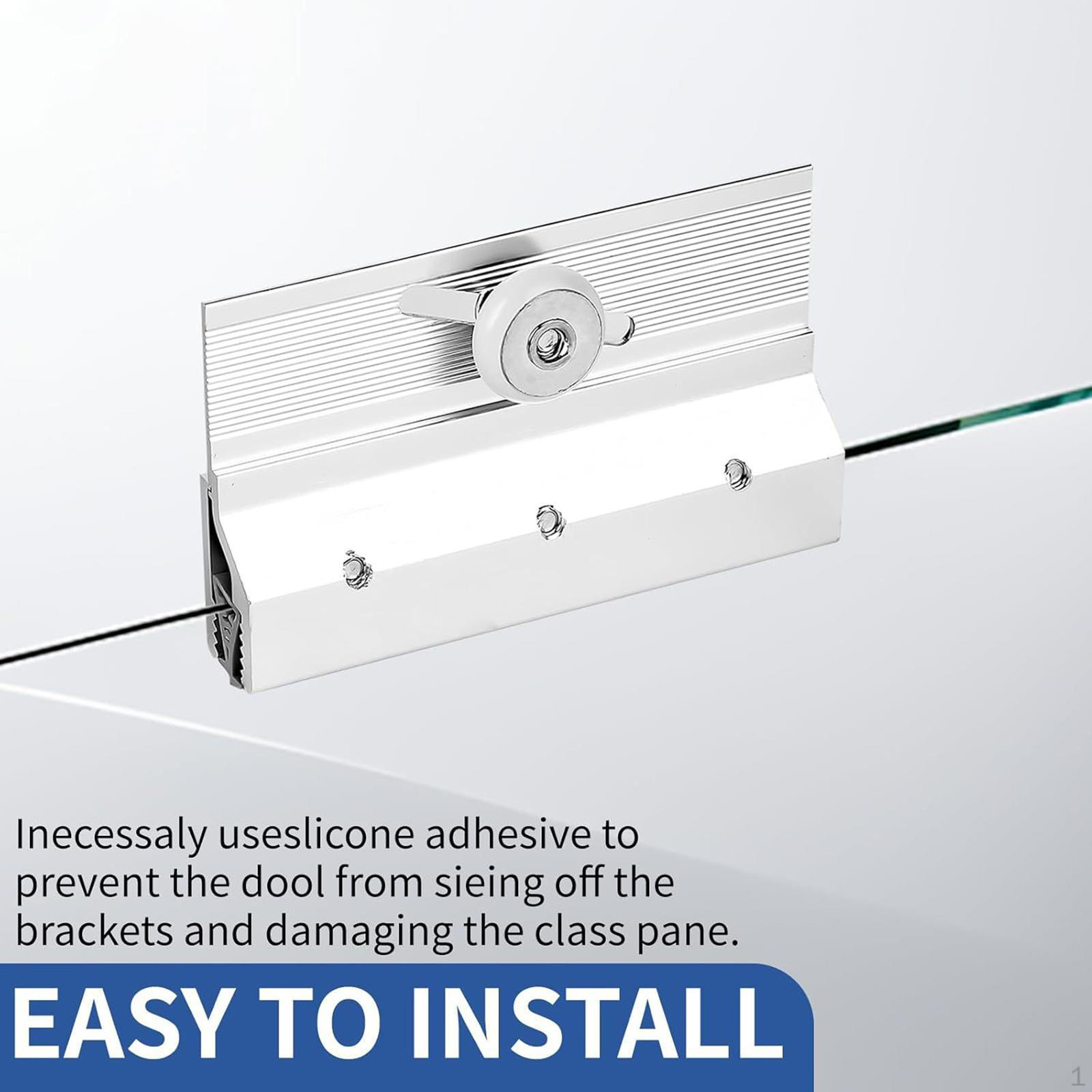 

M 6053 Безрамный ролик для душевой двери Алюминий Подходит для стекла 1/4 дюйма Хром Запасная часть 3/4 1pcs