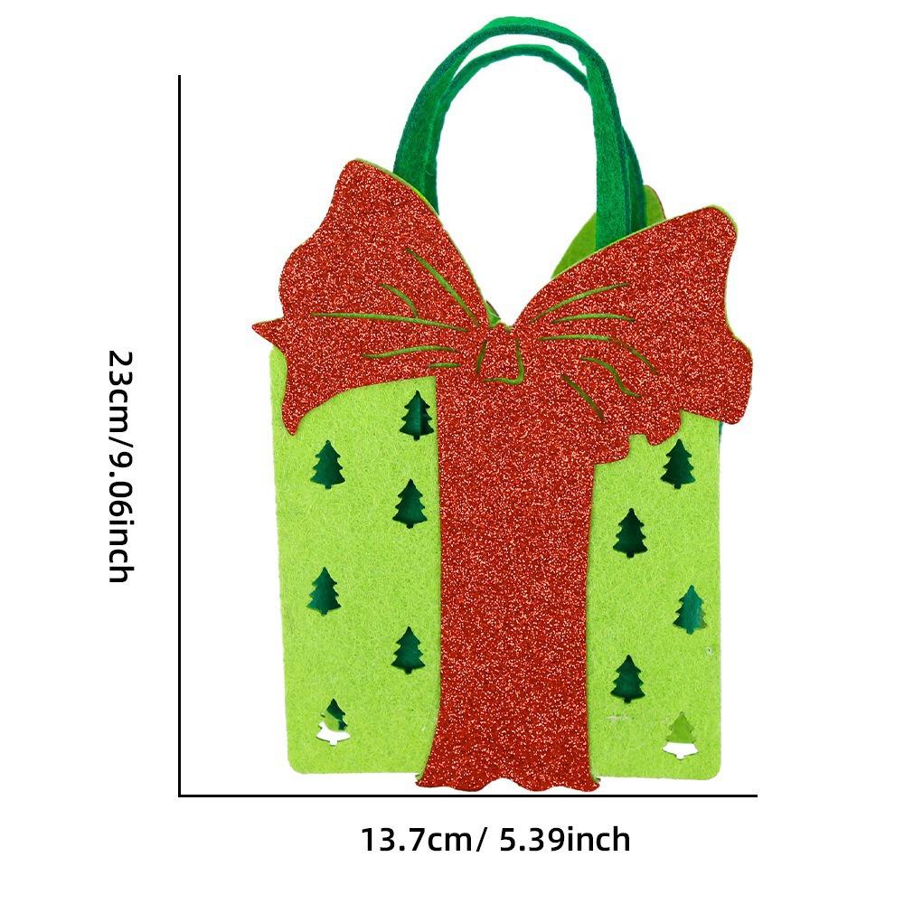 

Decorative Hanging Ornaments Christmas Bag Creative Design Handheld Portable Christmas Gift Bag Cute Style 5x5x5cm