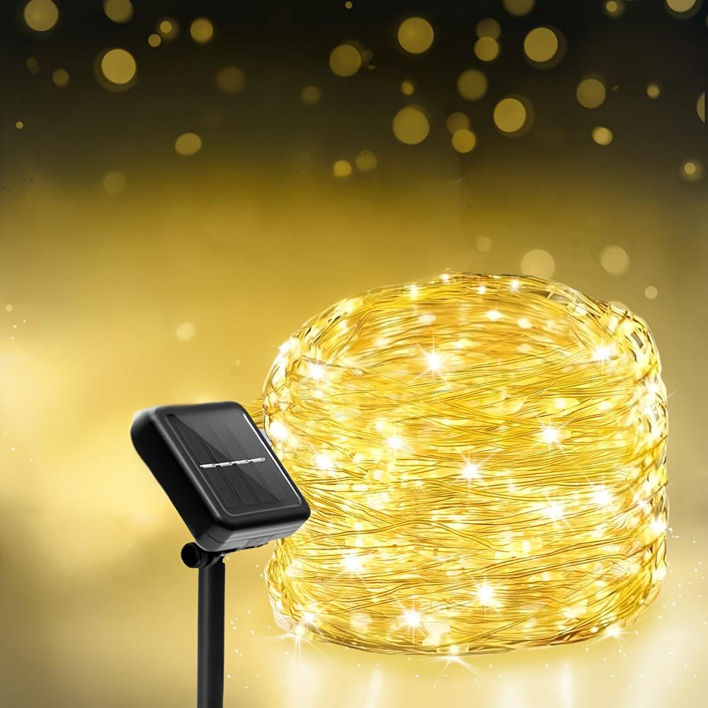 

Xmas Solar String Lights LED Waterproof Copper Wire Xmas Fairy Light Decor for Outdoor Garden Tree Christmas Party Wedding 7m 50leds