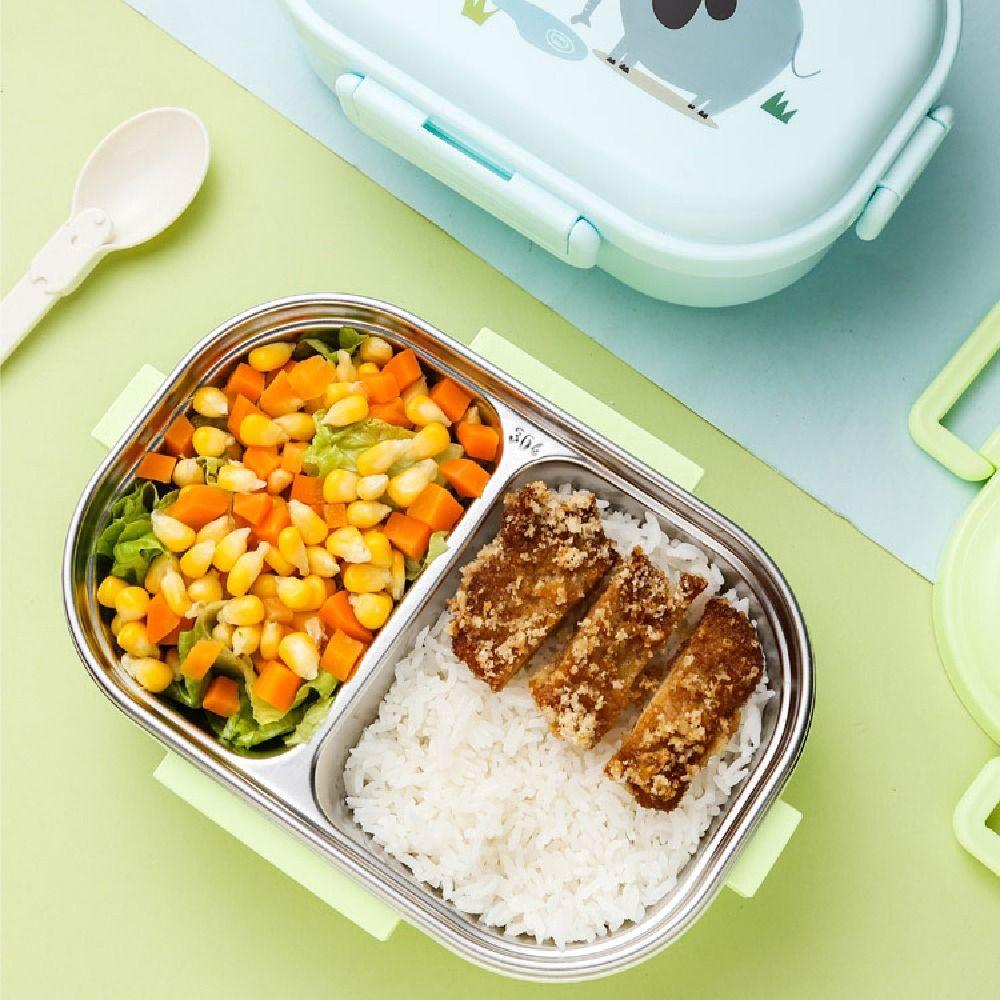 Compartment Thermal Insulation Lunch Box Microwavable Food Storage Container  for School/Office
