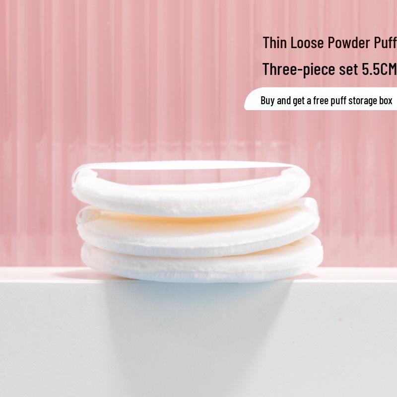 

Набор из 5 мягких плюшевых спонжей для макияжа - Большие и маленькие размеры, Круглый спонж с коротковорсовой поверхностью для рассыпчатой пудры 1 piece—no storage box