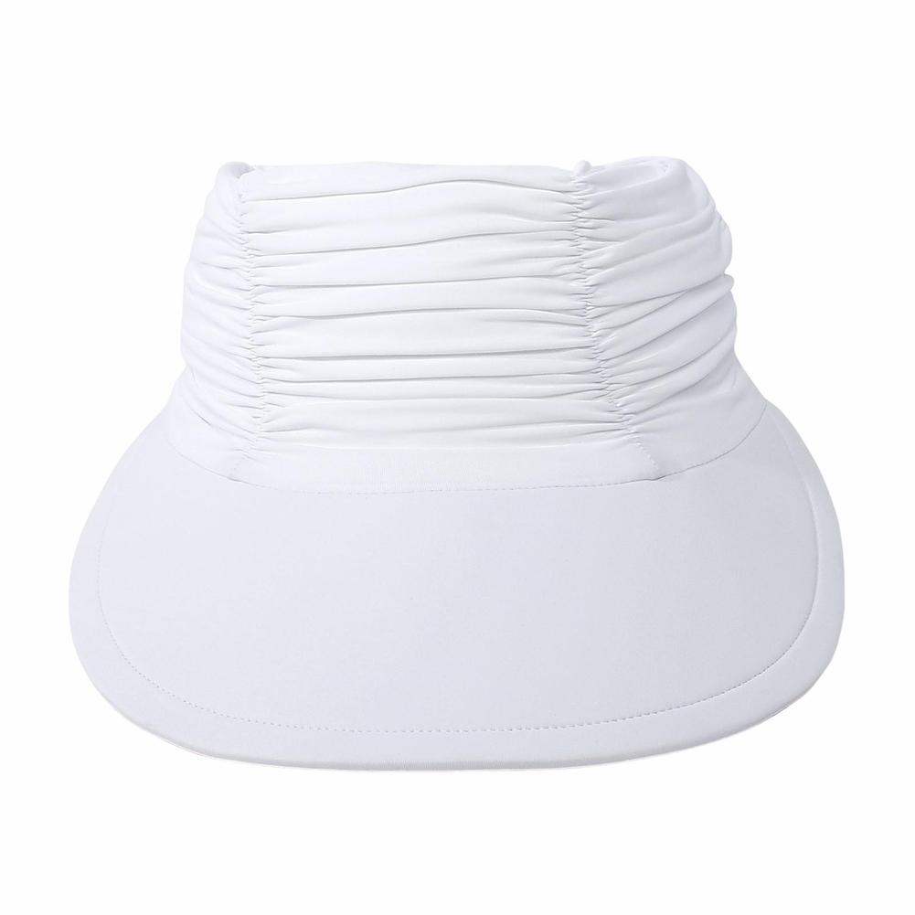 Womens Sun Visor Hat Wide Brim Cool Adjustable Sun Visors Caps Summer Beach Sun Protection Hats