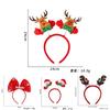 Christmas Party Butterfly Bow Headband Festive Hair Accessory For Children