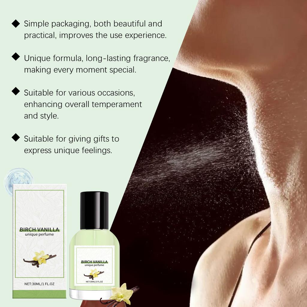 Birch Unique Perfume Dating Charm Perfume Birch Light Fragrancy Elegant Fascinating Portable Perfume 30ml