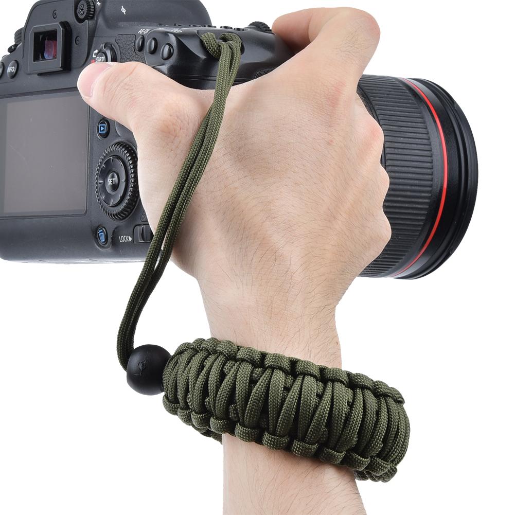 Large Size Camera Lanyard Strap Anti Lost Anti Broken Digital Camera Wrist Band(Red )