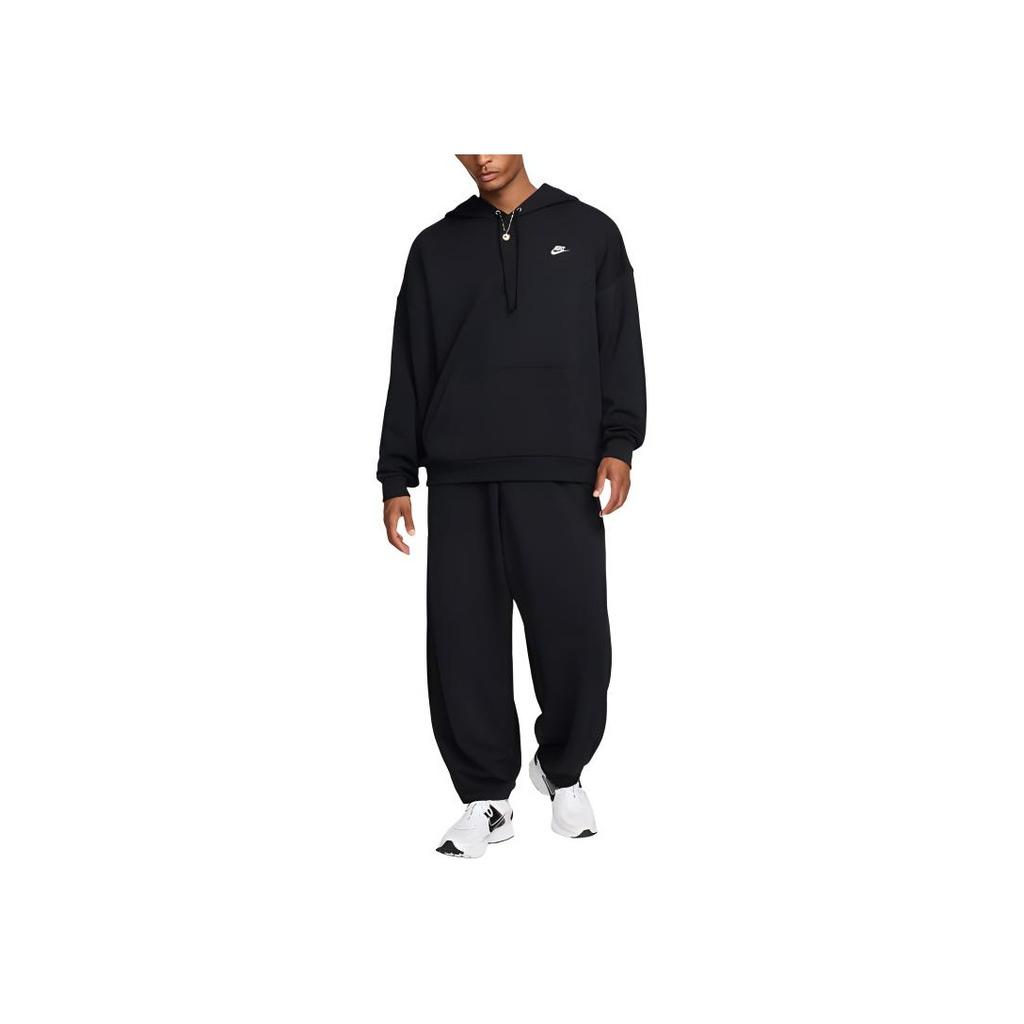 Nike Club Fleece Oversized French Terry Pullover Hoodie Men Hoodies Black HJ1816-010