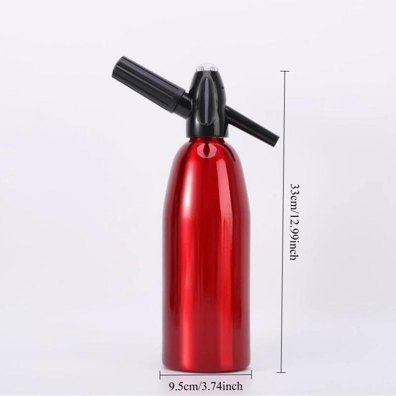 Portable Sparkling Water Maker Flavor Soda Blaster CO2 Cocktail Bubble Drinks Pressurizer Bartender Siphon Accessories Aluminum