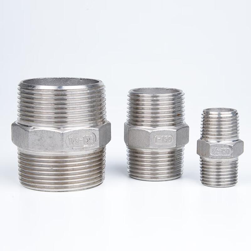 Chiweng 304 SS Hex Dual Thread Pipe Connector