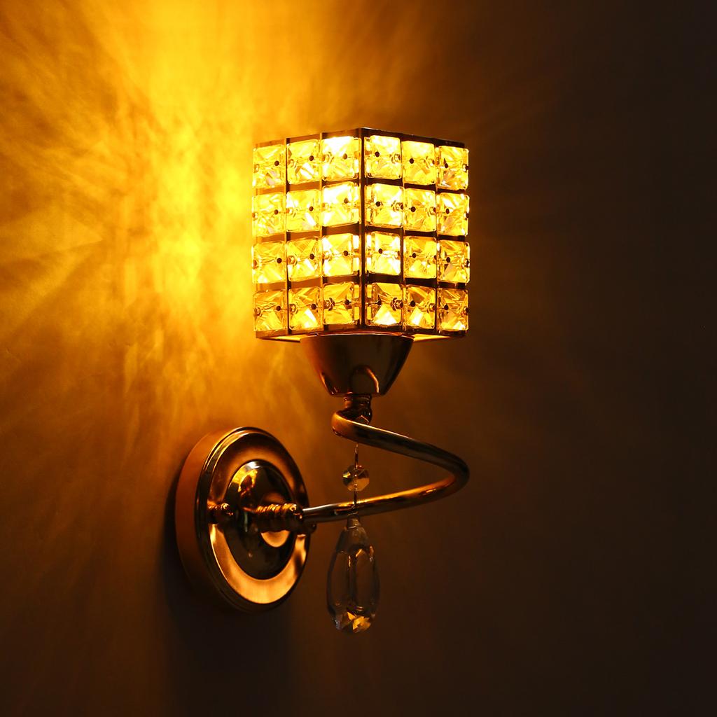 Modern Bedside Wall Lights Dining Room Hallway Light Crystal Wall Sconces Bedroom Wall Lamp
