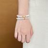 White Marble Optimized Crystal Gourd Beaded Bracelet Fashionable Light Luxury New Chinese Bracelet Versatile Niche Temperament Jewelry