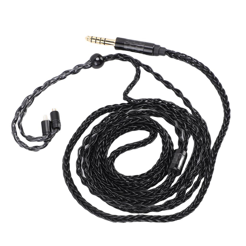 Cable Fit for KZ ZST AS10 ZSR Earphone 4.4mm Balanced Male To 2 Pin 0.78mm 16 Core Silver Plated OFC