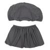 RV Dinette Cushion Cover Fully Wrapped Elastic Water Resistant Easy To Clean for RV Trailer Deep Grey