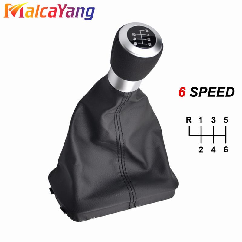 Car Gear Shift Knob Shifter Lever PU Leather Gaiter Boot Cover Collar For Seat Alhambra 2000-2010 A Perfect Replacement
