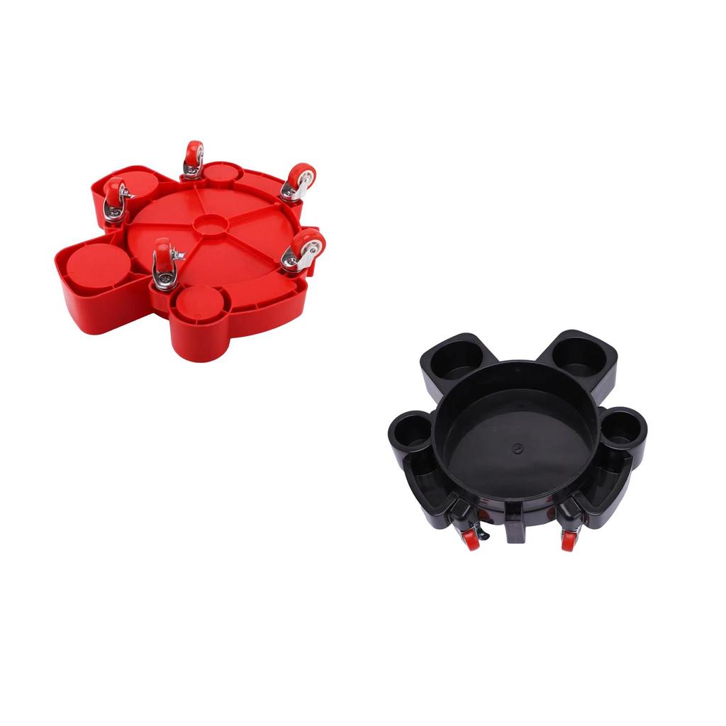 Bucket Rolling with Swivel Casters Automotive Wash Insert Locking Heavy Duty