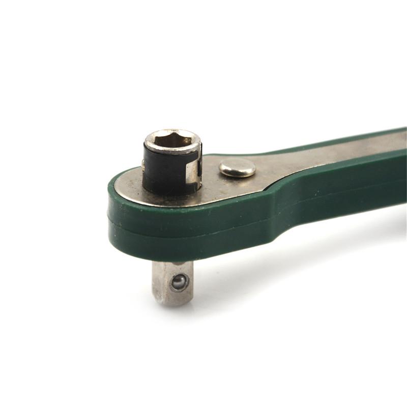 Portable 1/4" Screwdriver Quick Ratchet Socket Wrench Multiple Function Tool