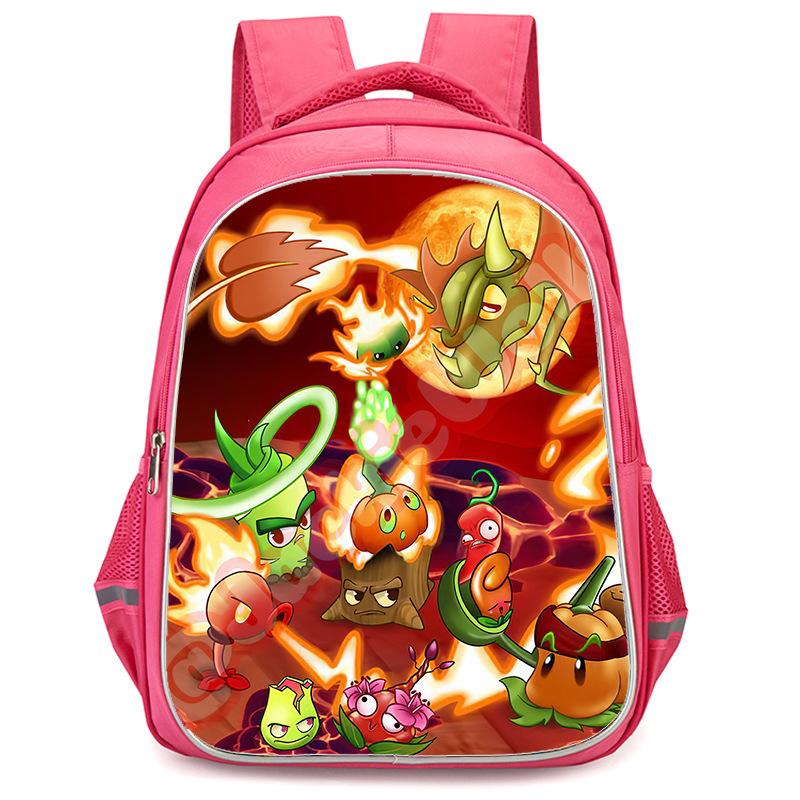 Plants Vs. Zombies Plants Vs. Zombies Anime Backpack Student Bag