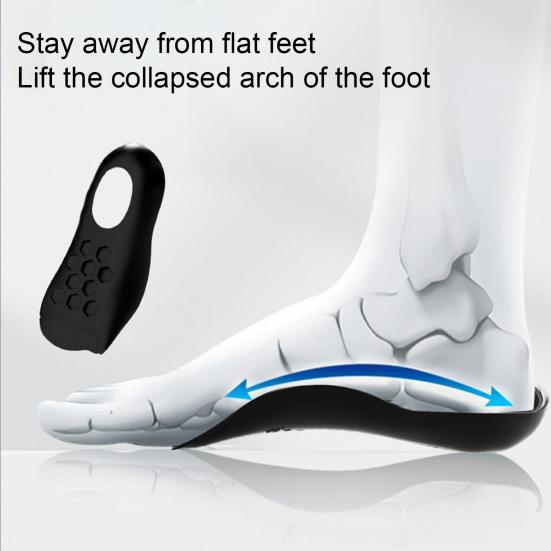 1 Pair Orthopedic Corrective Insoles for Flat Feet Plantar Fasciitis Toe Correction Insoles for Pain Relief Comfortable Breathable Shoe Inserts