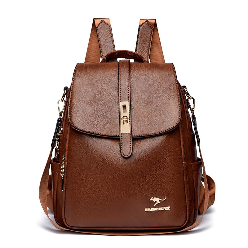 

Большой вместительный кожаный рюкзак для женщин, винтажная сумка, школьные рюкзаки, женские дорожные рюкзаки, высококачественные сумки