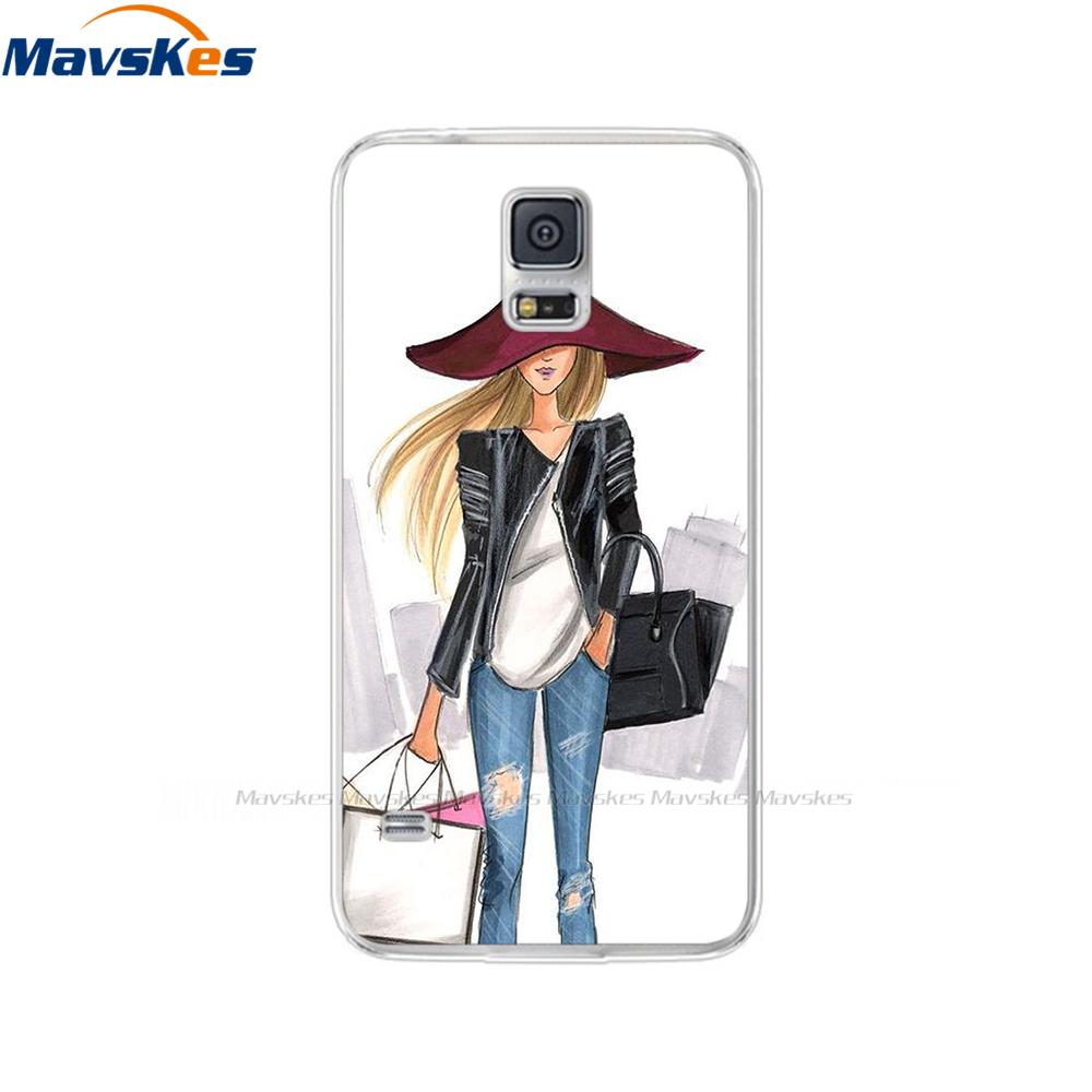 Cover Carina Per Samsung S5 Custodia Morbida Silicone TPU Cover Posteriore Custodie Per Telefono Per Samsung Galaxy S 5 GalaxyS5 S5 Mini S5mini coque