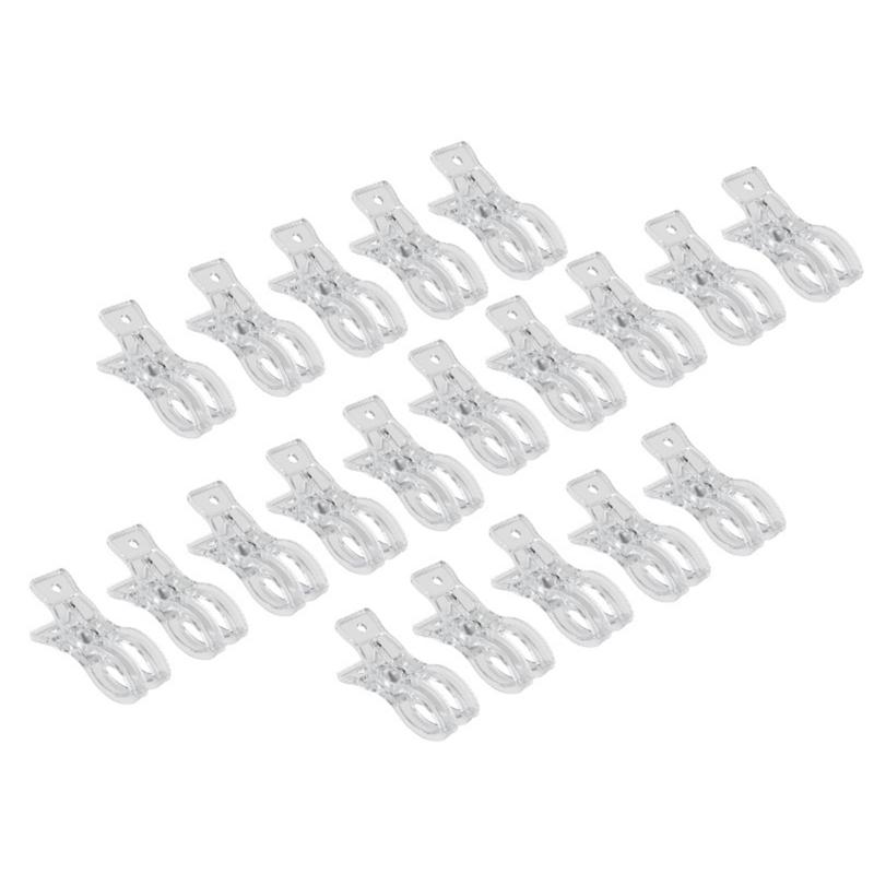 Multifunctional Big Size Plastic Clothes Clips for Securing Bedding and Garments Sturdy Laundry Pegs Ideal for Home Outdoor Use.