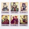 Haunted Cat Tarot Cards A 78 Deck Oracle English Visions Divination Edition Borad Playing Games