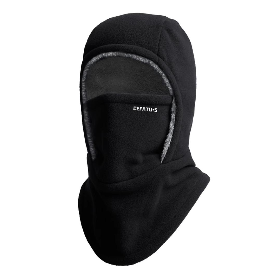 Fleece Balaclava Cycling Cap Cold-Proof Windproof Warm Hood And Hat Thicken Thermal Ski Windproof Cap Women Men