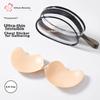 Dushiliren Invisible Bra, Push-Up, Wireless, Wedding Dress, Swimsuit, Underwear, Bra, Non-Slip, Anti-Exposure, Mango Chest Pads, B Cup