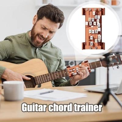 Portable Design Guitar Chord Trainer Assistant Learning Guitar Teaching Trainer Beginner Training