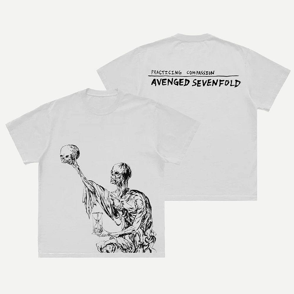 Avenged Sevenfold Practicing Compassion Double Sided T-Shirt L